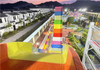 U-shaped slide