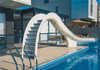 Stainless steel water slide
